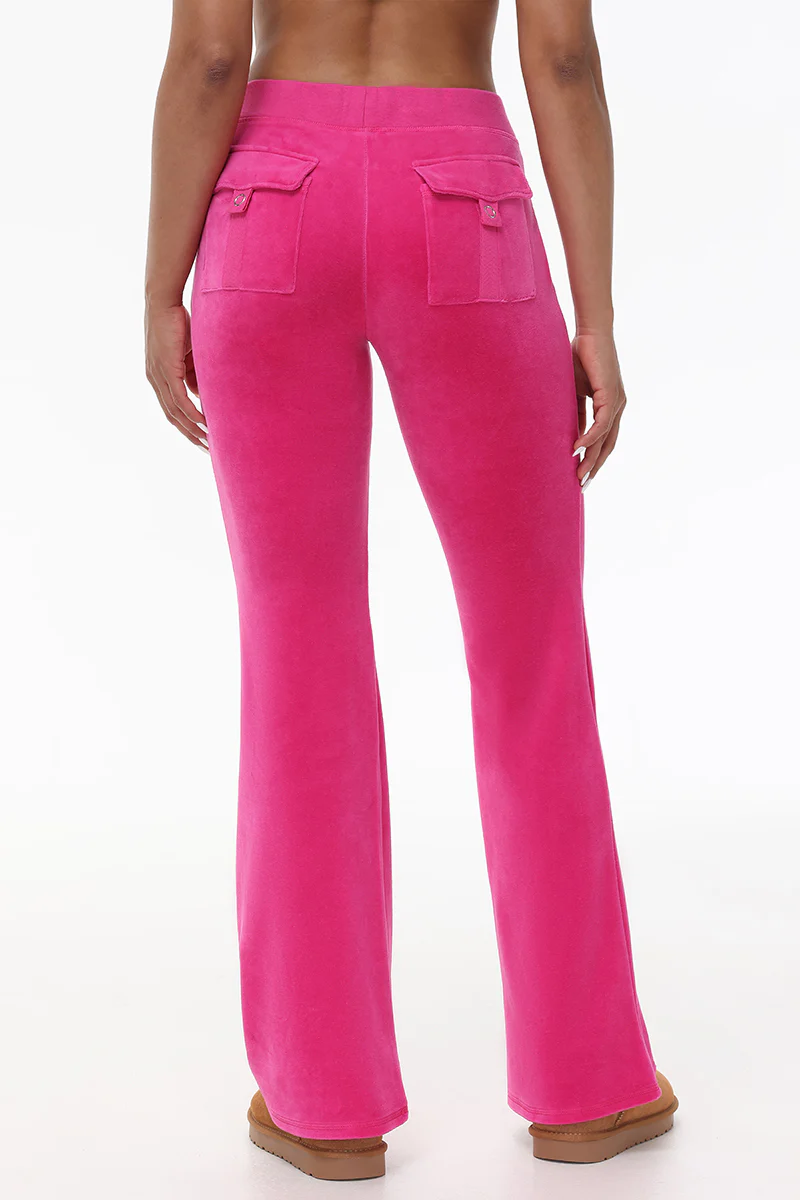 Image of Hollywood Scottie Snap Pocket Cotton Velour Track Pants