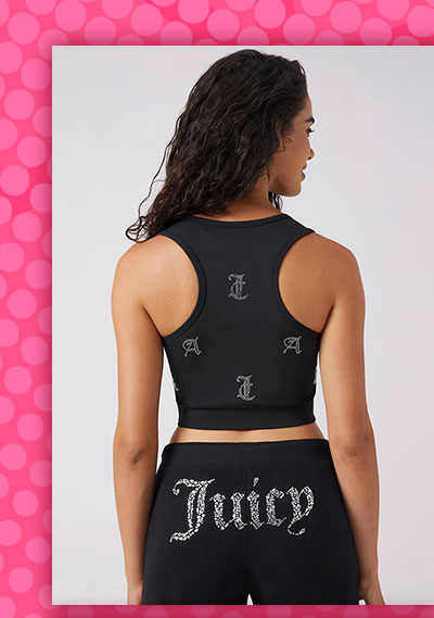 Angel Couture All Over Small Bling Crop Tank