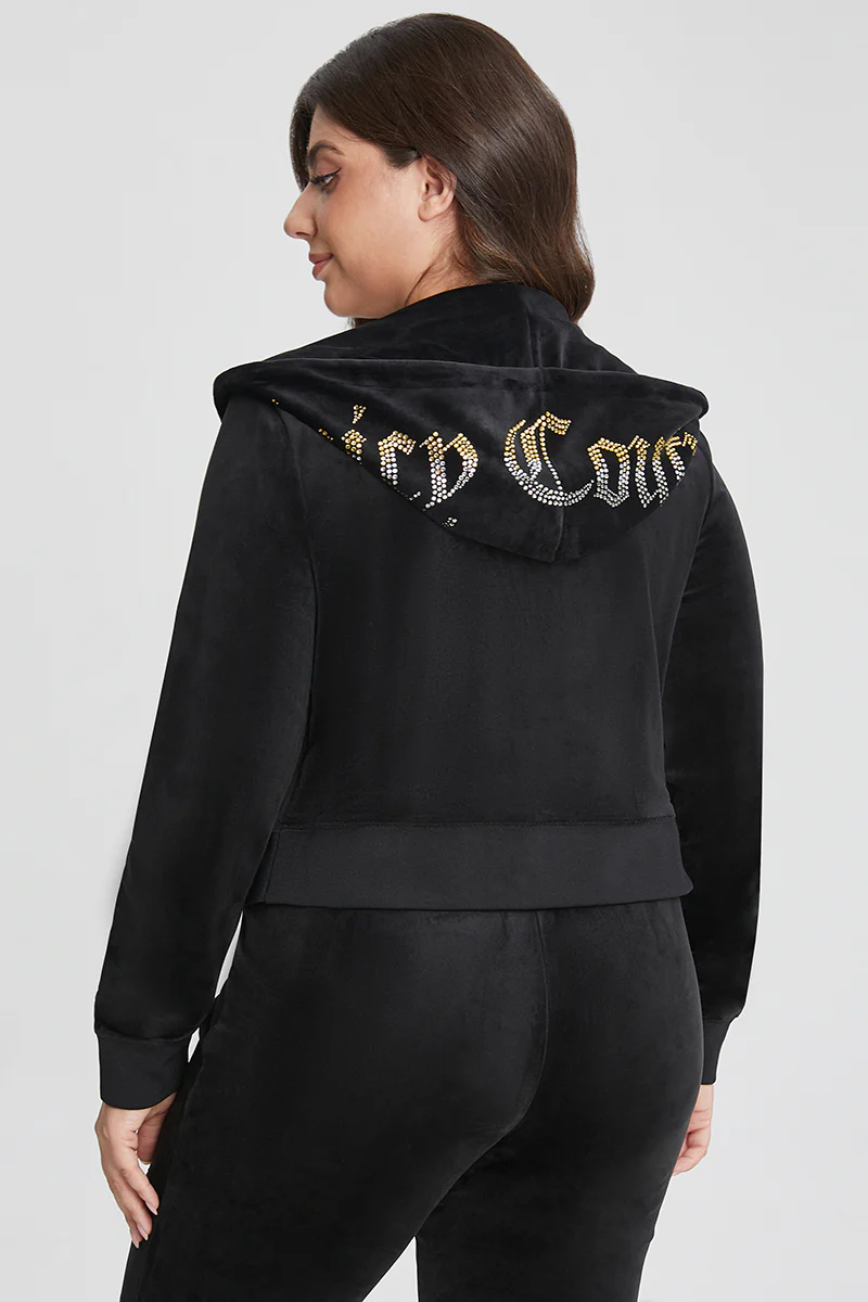 Image of Plus-Size 30th Birthday Ombre Bling Hoodie