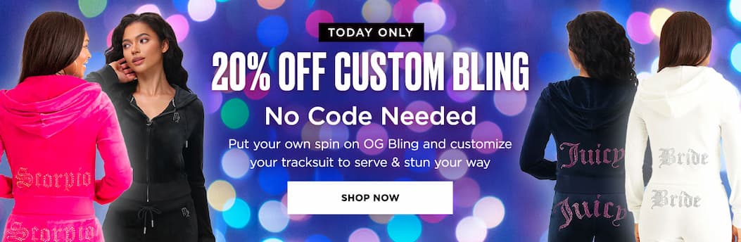 Today Only: 20% Off Custom Bling [Shop Now]