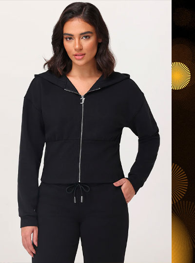 Fleece Corset Hoodie