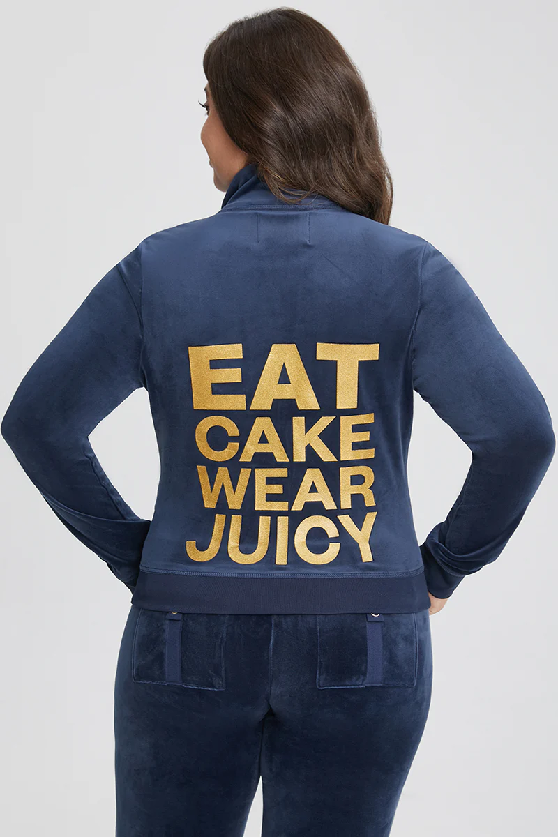 Image of Plus-Size Eat Cake Wear Juicy Mockneck Jacket