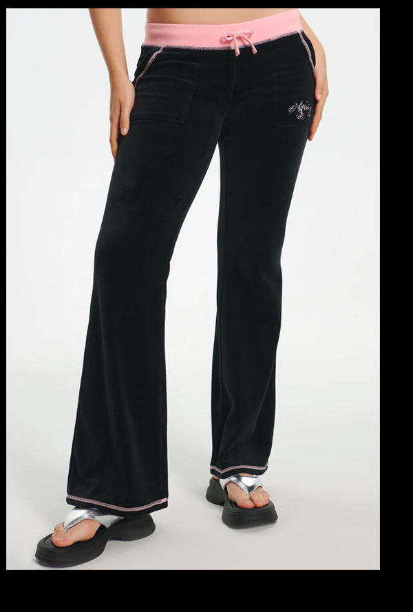 Sweetheart Cotton Velour Track Pants – Liquorice
