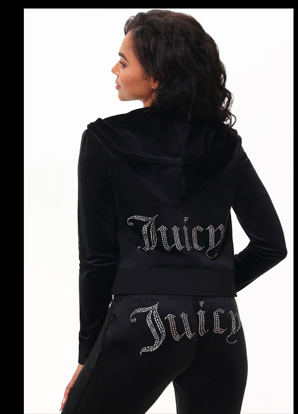 OG Big Bling Velour Hoodie – Liquorice