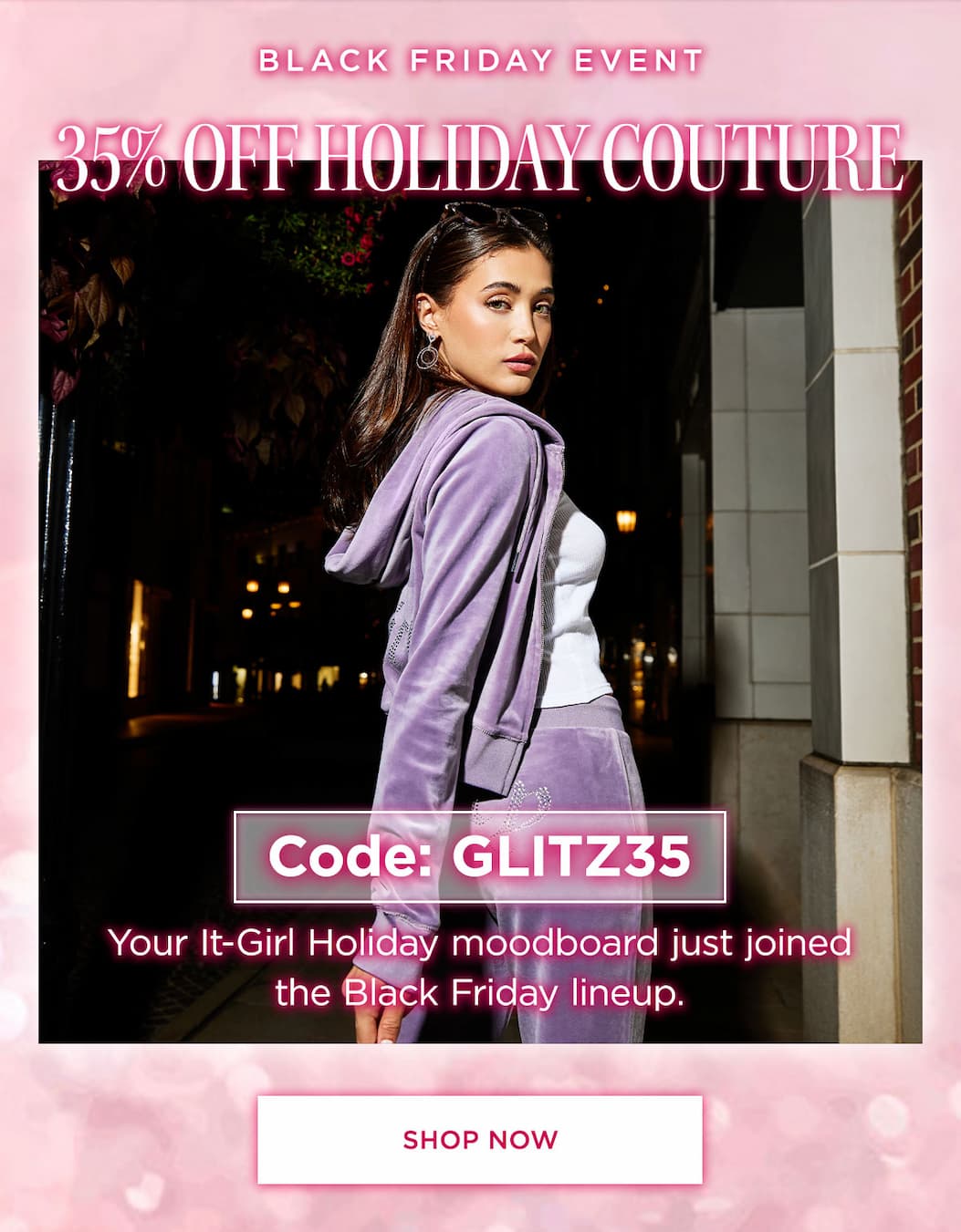 Black Friday Event: Get 35% Off Holiday Couture with Code GLITZ35 [Shop Now]