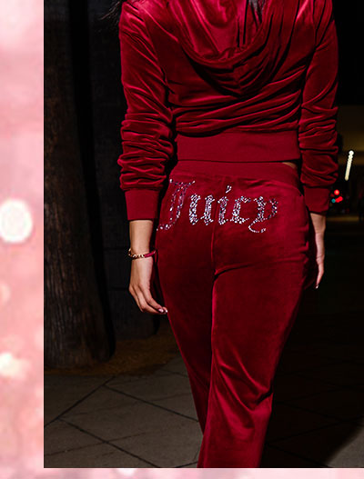 Mixed Crystals Velour Track Pants