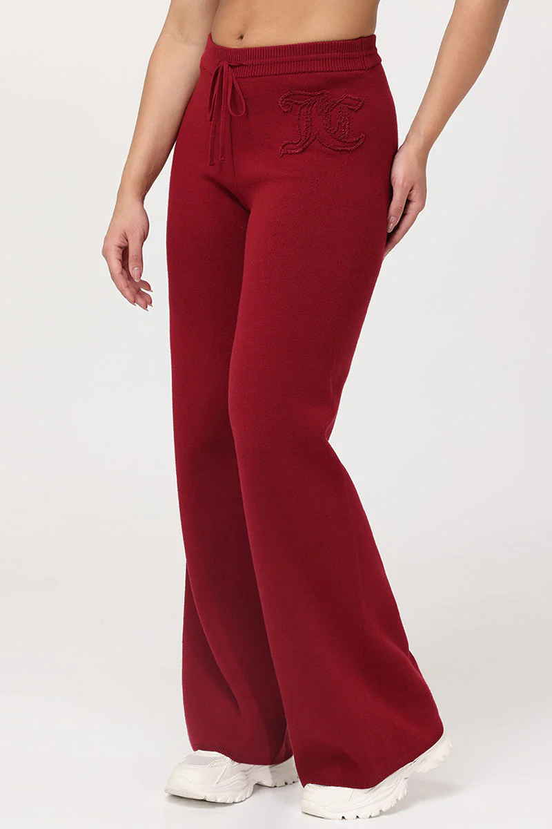 Image of Knit Wide Leg Pants