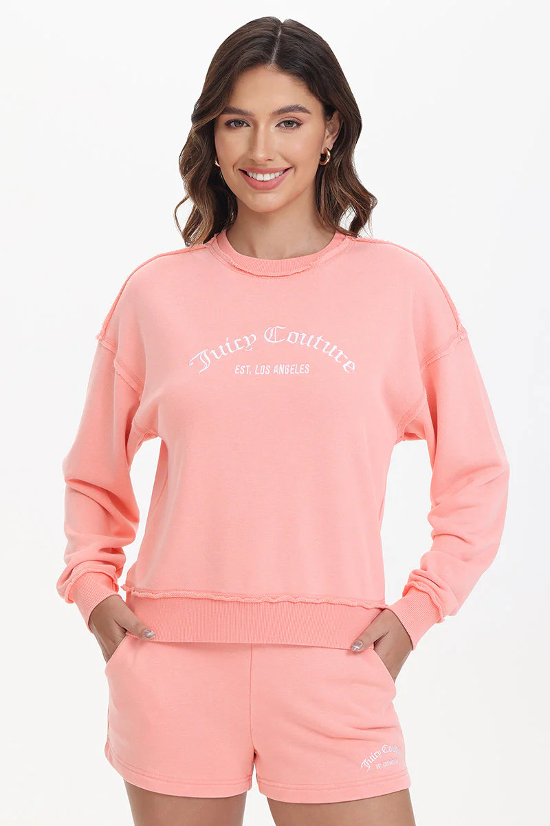 Image of French Terry Embroidered Crewneck