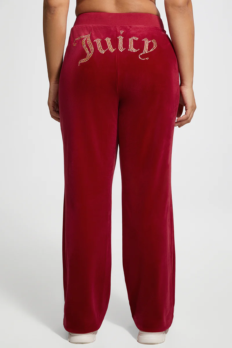 Image of Plus-Size OG Big Bling Velour Track Pants