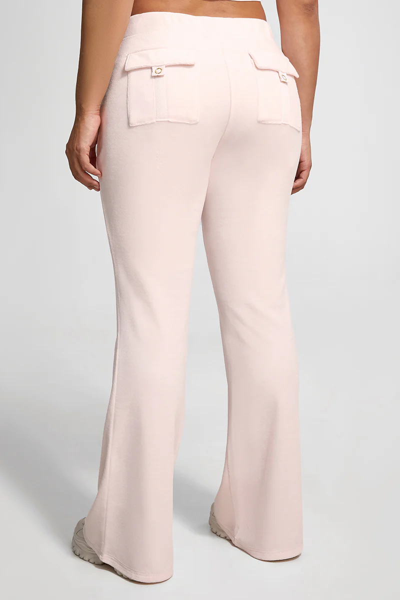 Image of Plus-Size Hollywood Heritage Cotton Velour Track Pants