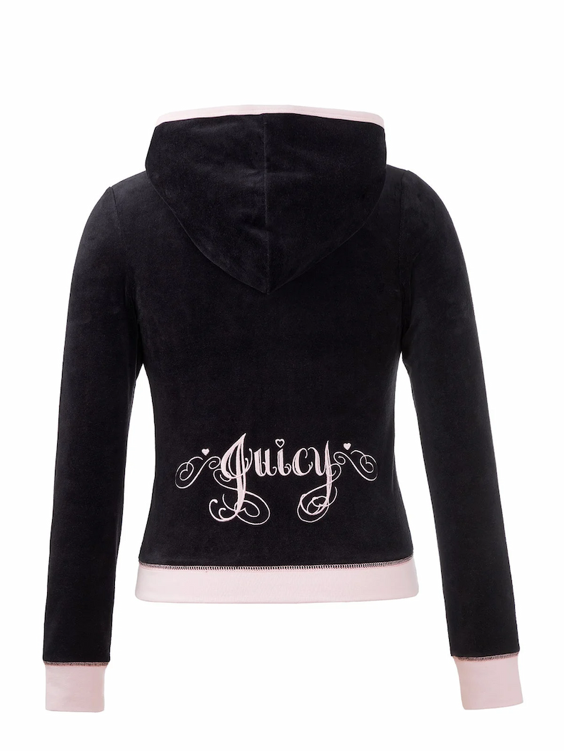 Sweetheart Cotton Velour Hoodie