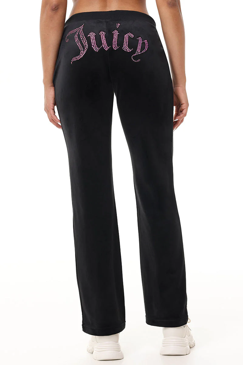 Image of Technicolor Customizable Big Bling Velour Track Pants