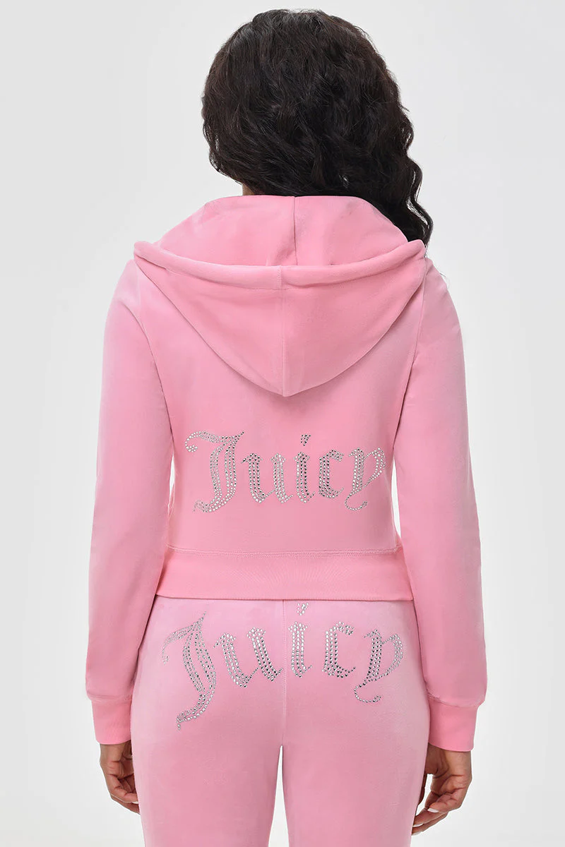 Image of OG Big Bling Velour Hoodie
