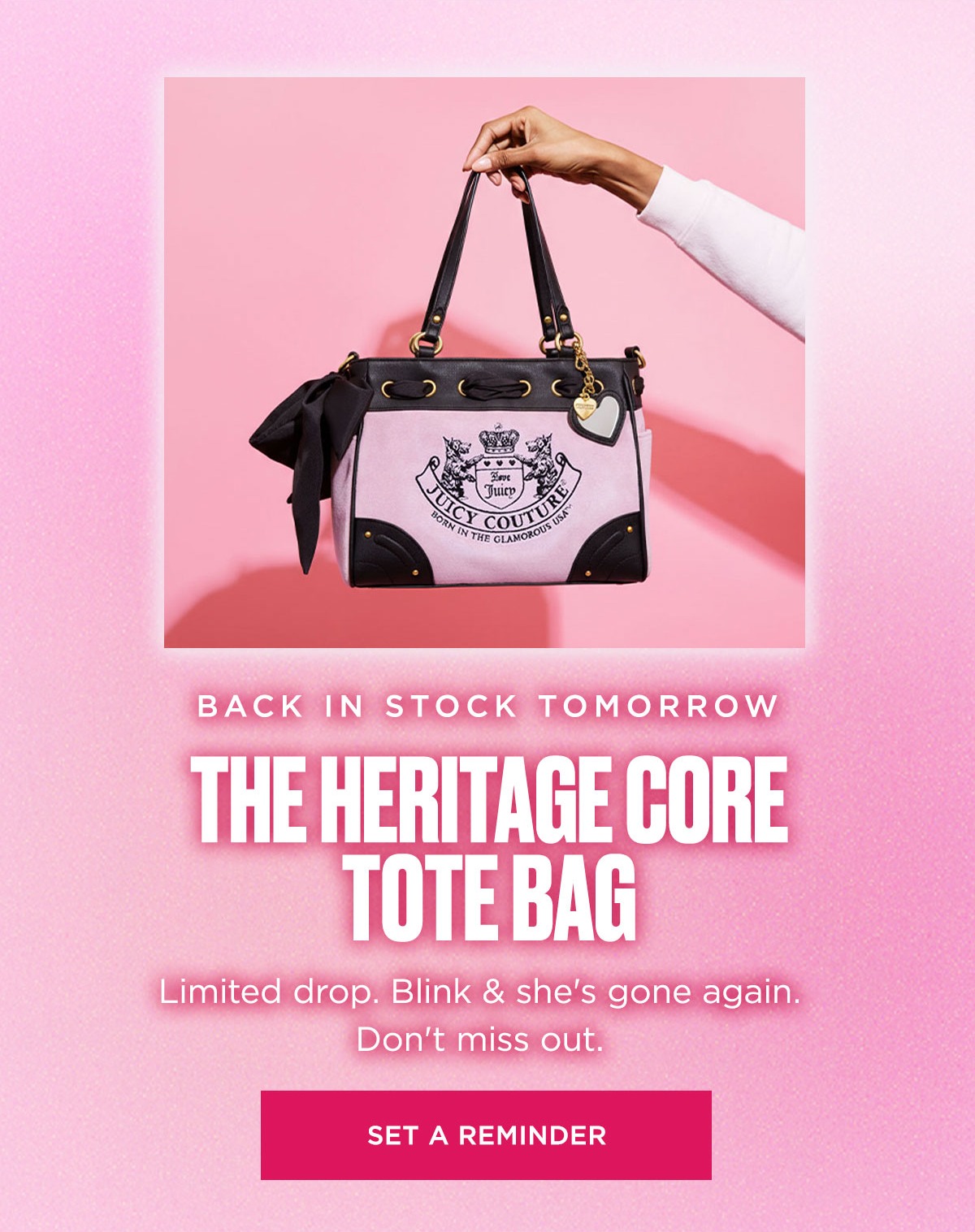 Coming Back Soon | Heritage Core Tote Bag [Set a Reminder]