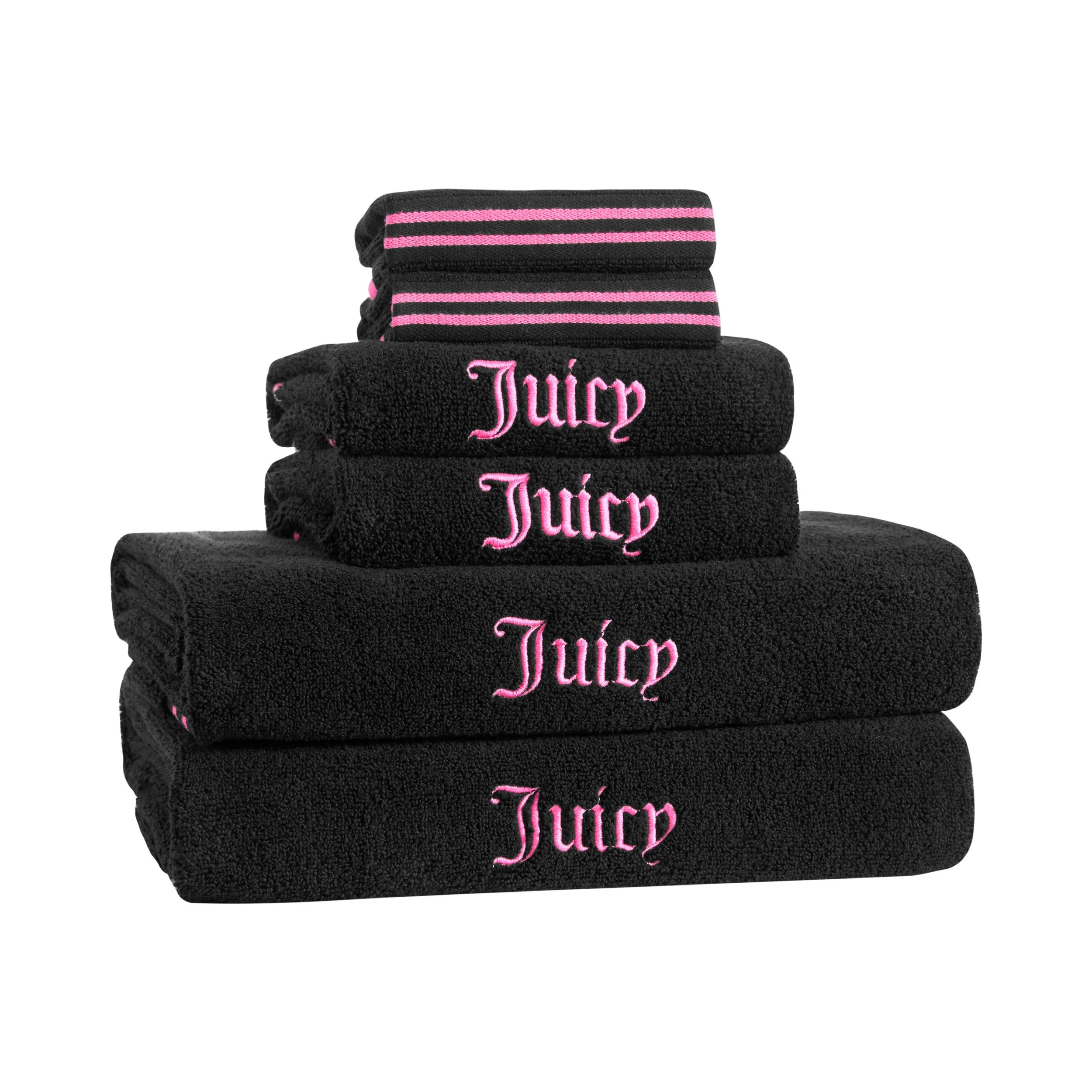 Image of Neon Border Bath Towel Set