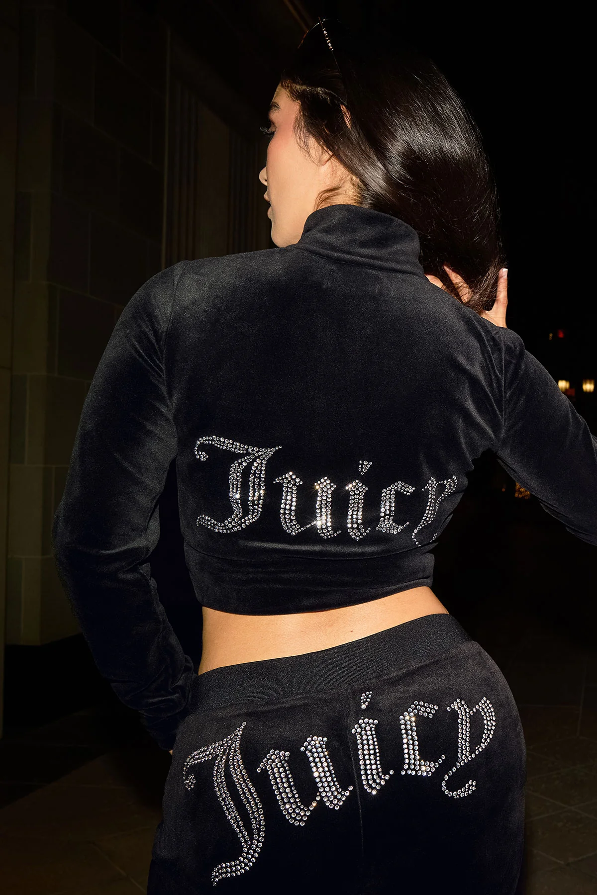 Image of Cropped Mockneck Jacket