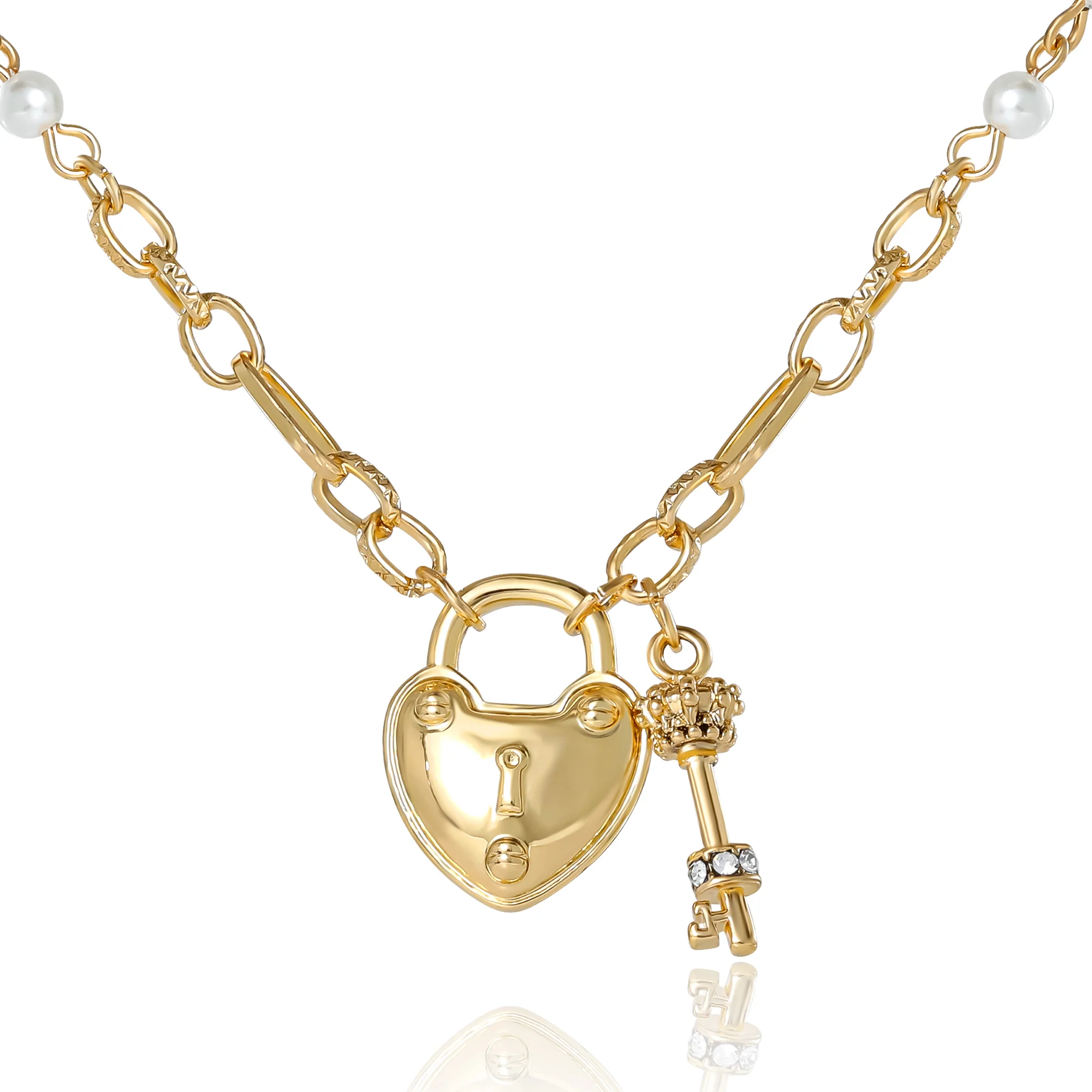 Image of Heart Locket Charm Necklace