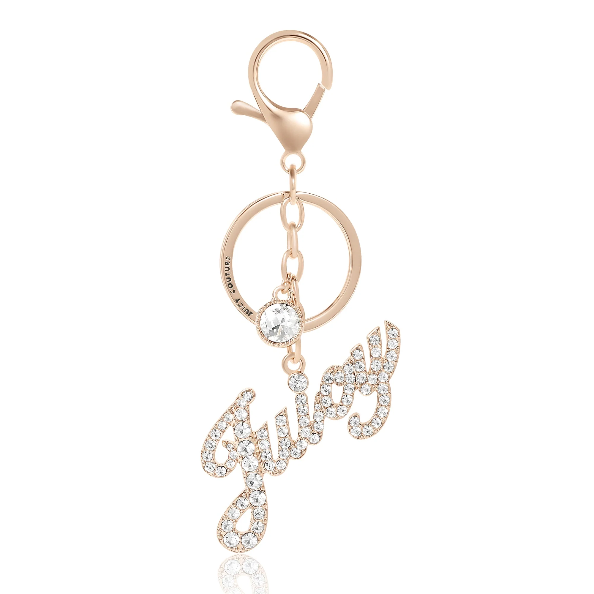 Image of Juicy Logo Bling Keychain Bag Charm
