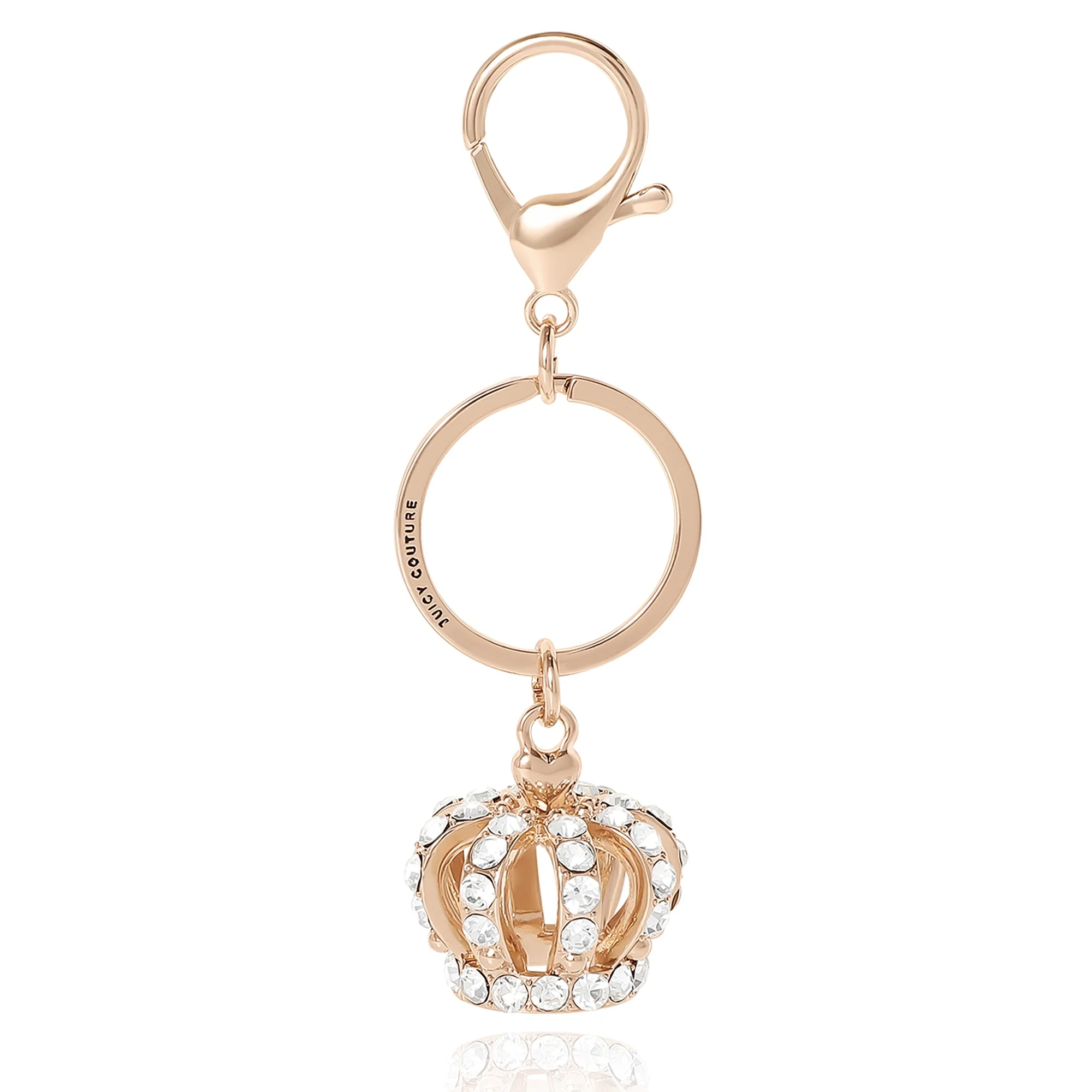 Image of Crown Charm Rhinestone Keychain Bag Charm