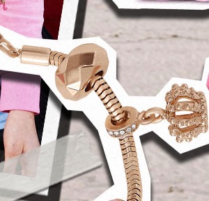 Multi‑Charm Beaded Chain Bracelet
