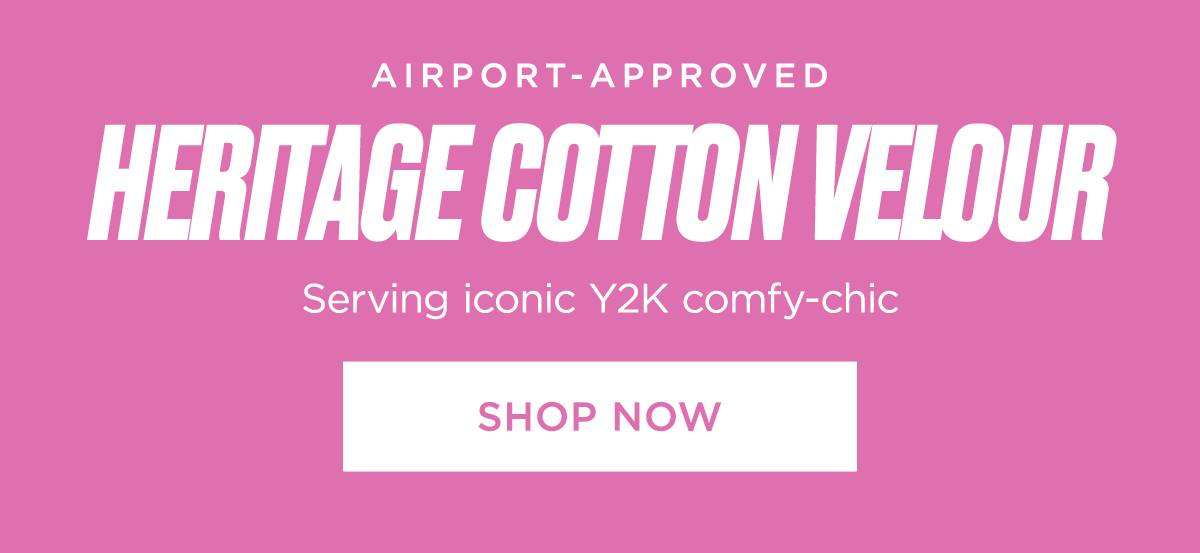 Heritage Cotton Velour [Shop Now]
