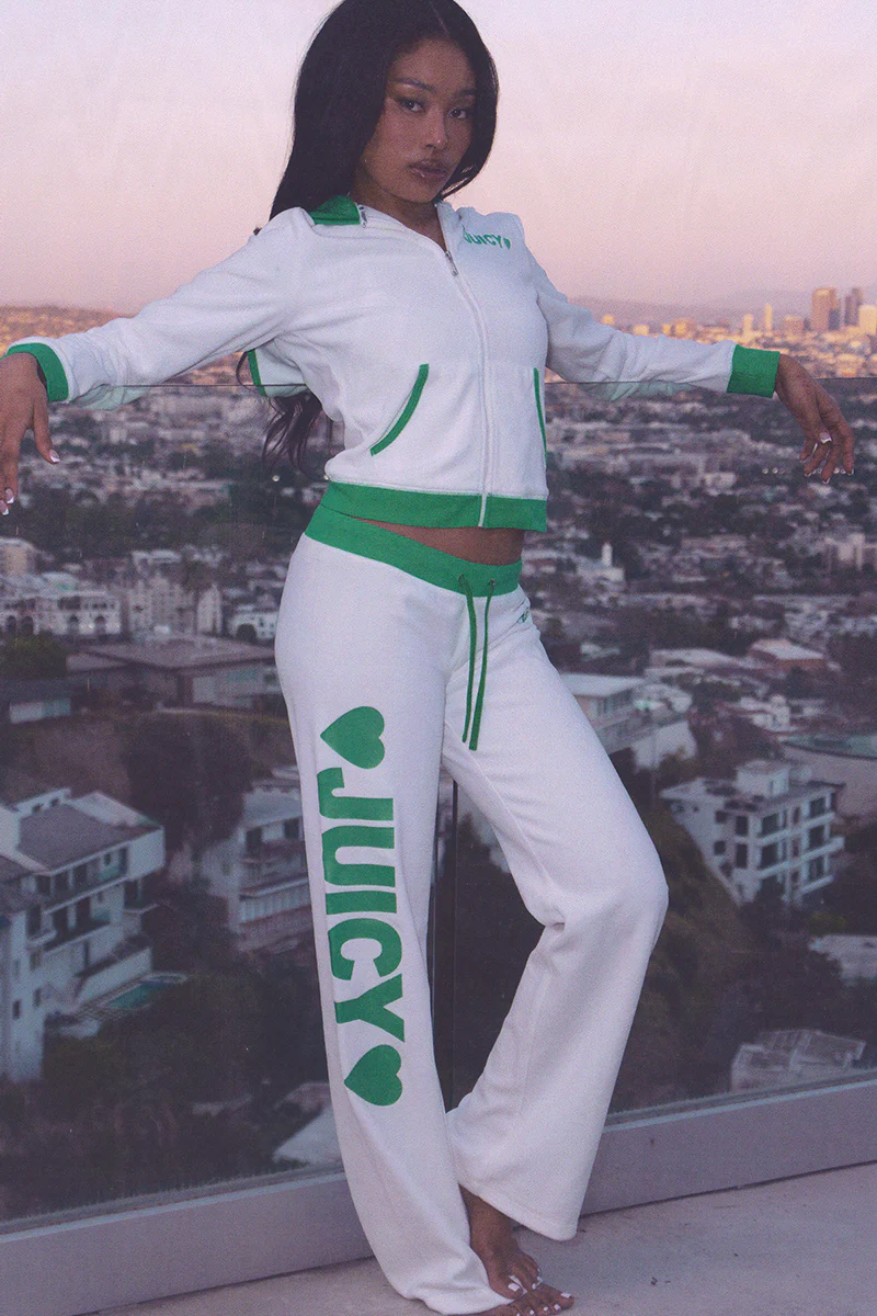 Image of Contrast Low Rise Track Pants