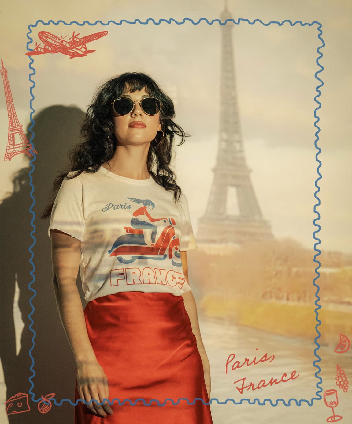 Women's Paris France Original Tee