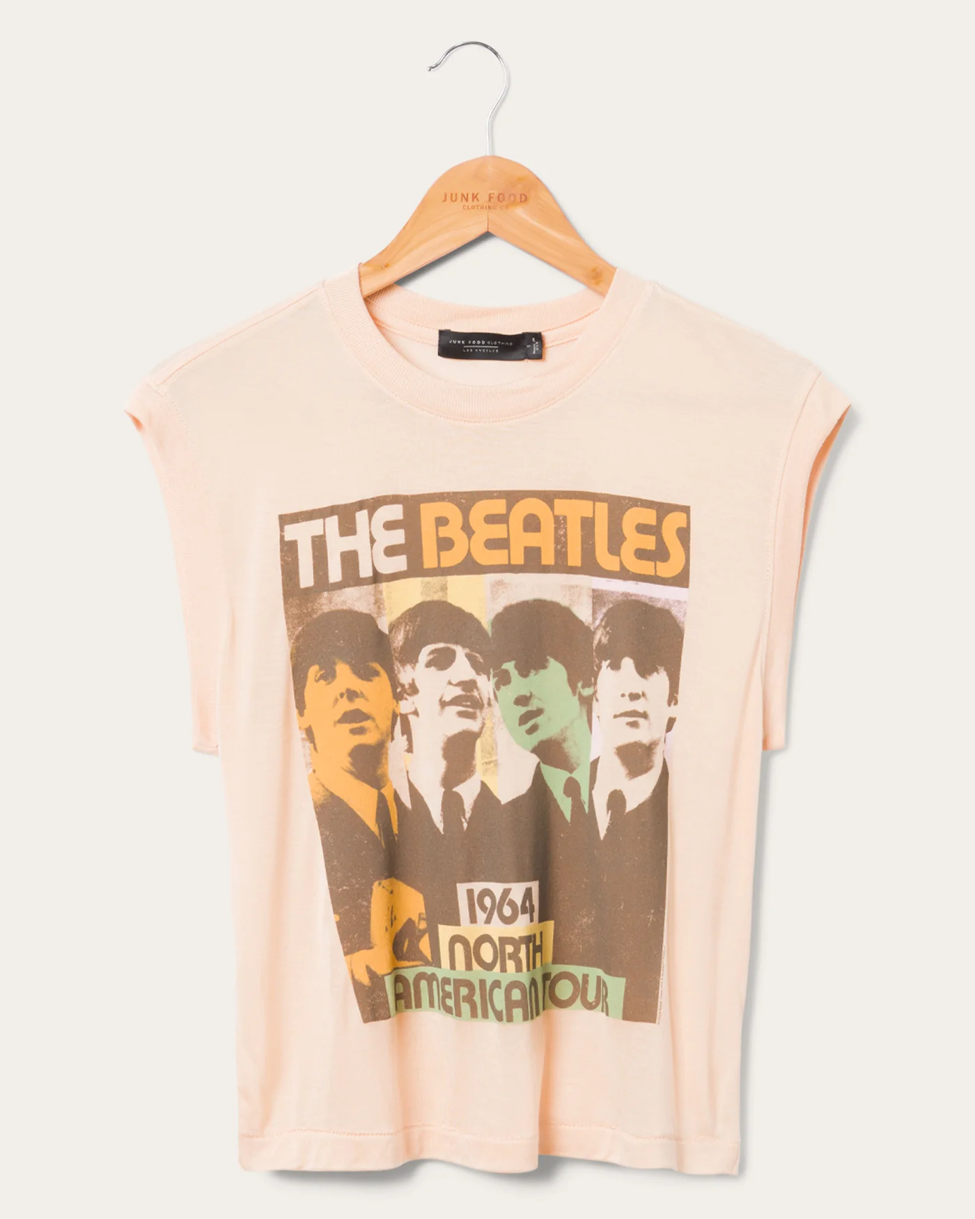 Image of Women's The Beatles 1964 Tour Vintage Tissue Tank