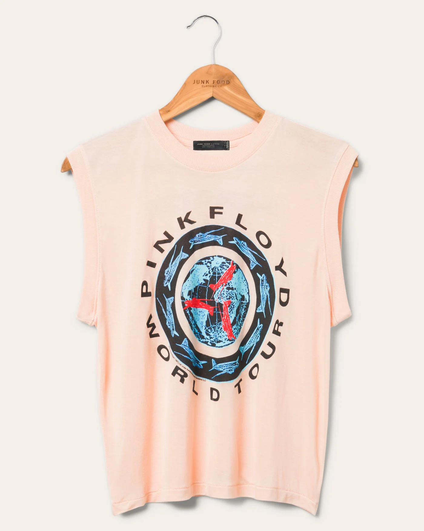 Image of Women's Pink Floyd Circle Vintage Tissue Tank