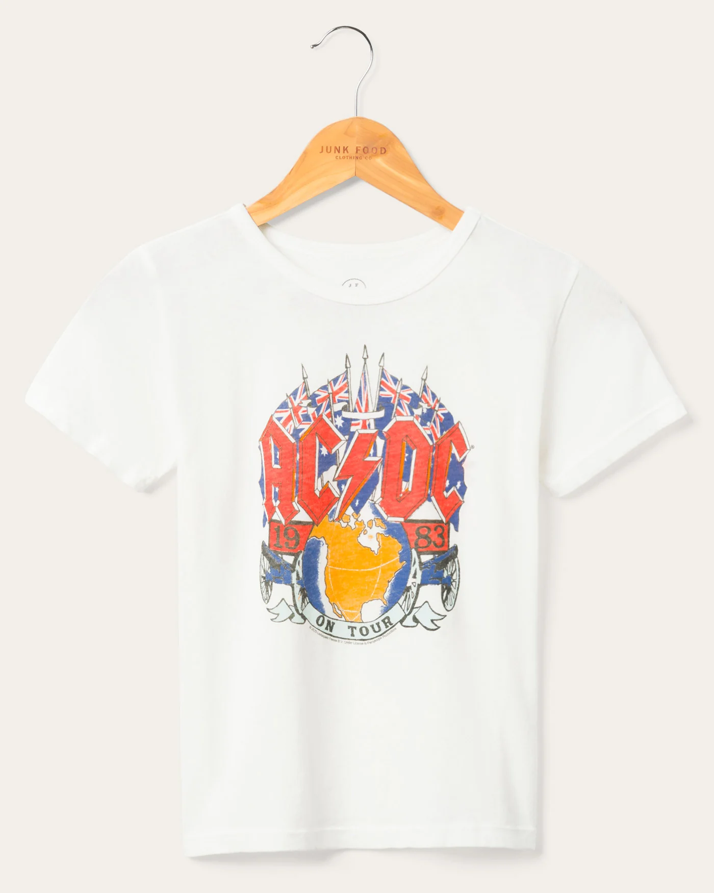 Image of Kids AC/DC 1983 On Tour Tee