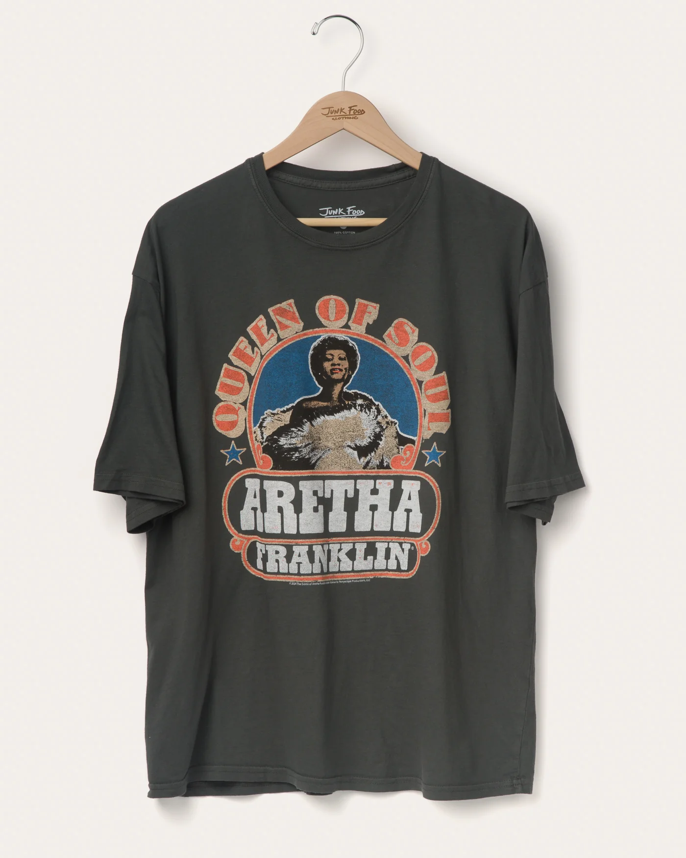 Image of Aretha Franklin Queen of Soul Oversized Tee