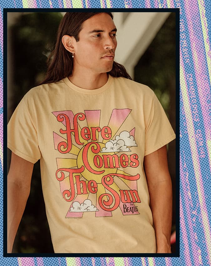The Beatles Here Comes The Sun Flea Market Tee
