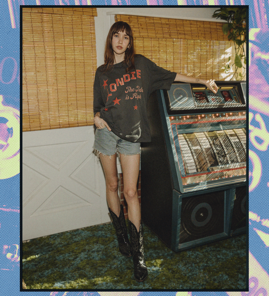 Blondie Tide is High Oversized Tee