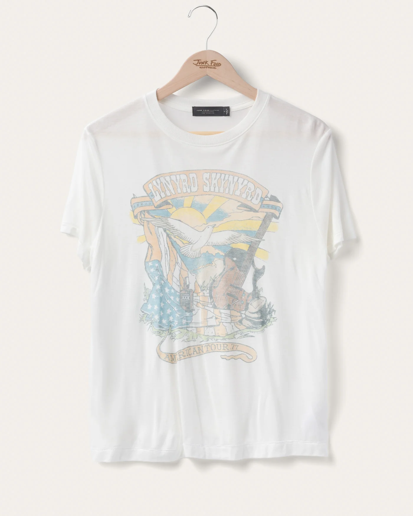 Image of Women's Lynyrd Skynyrd American Tour '77 Vintage Tissue Tee
