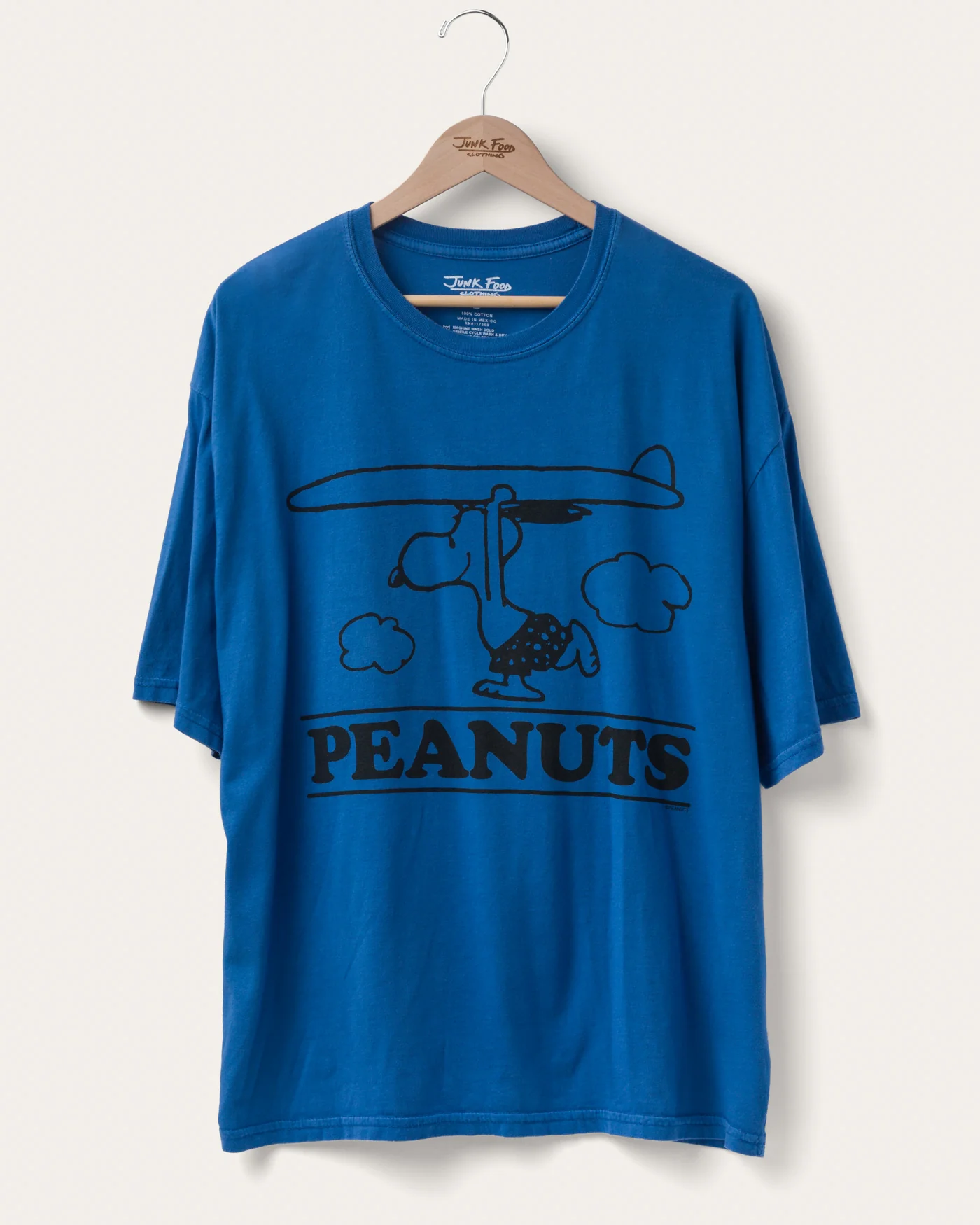 Image of Peanuts Snoopy Surfboard Oversized Tee