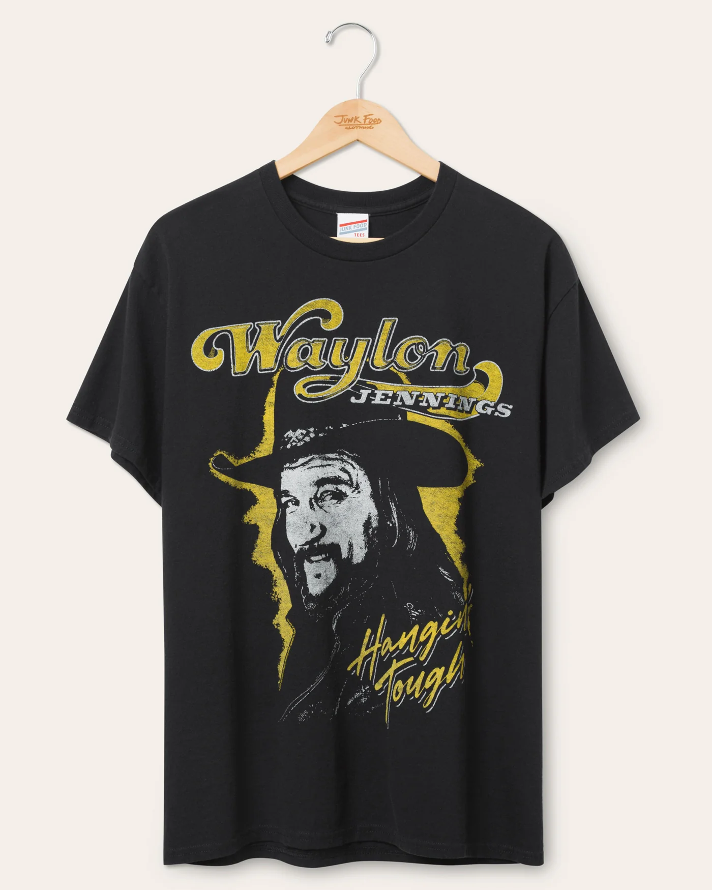 Image of Waylon Jennings Hangin' Tough Flea Market Tee