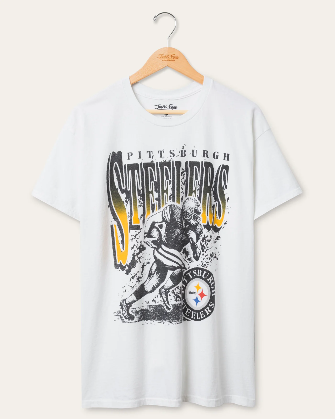 Image of Pittsburgh Steelers Rushing Flea Market Tee