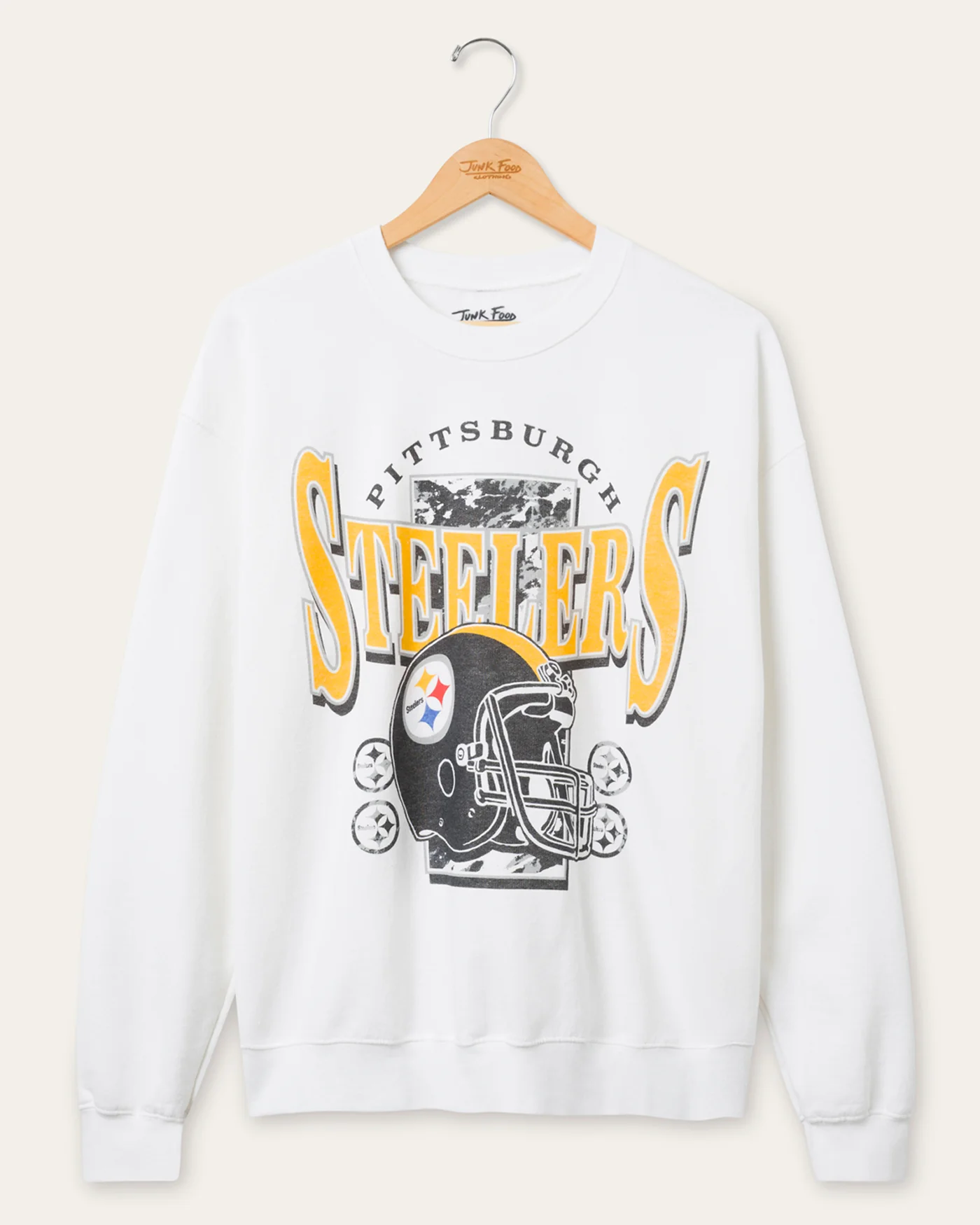 Image of Pittsburgh Steelers Conversion Flea Market Crew Fleece