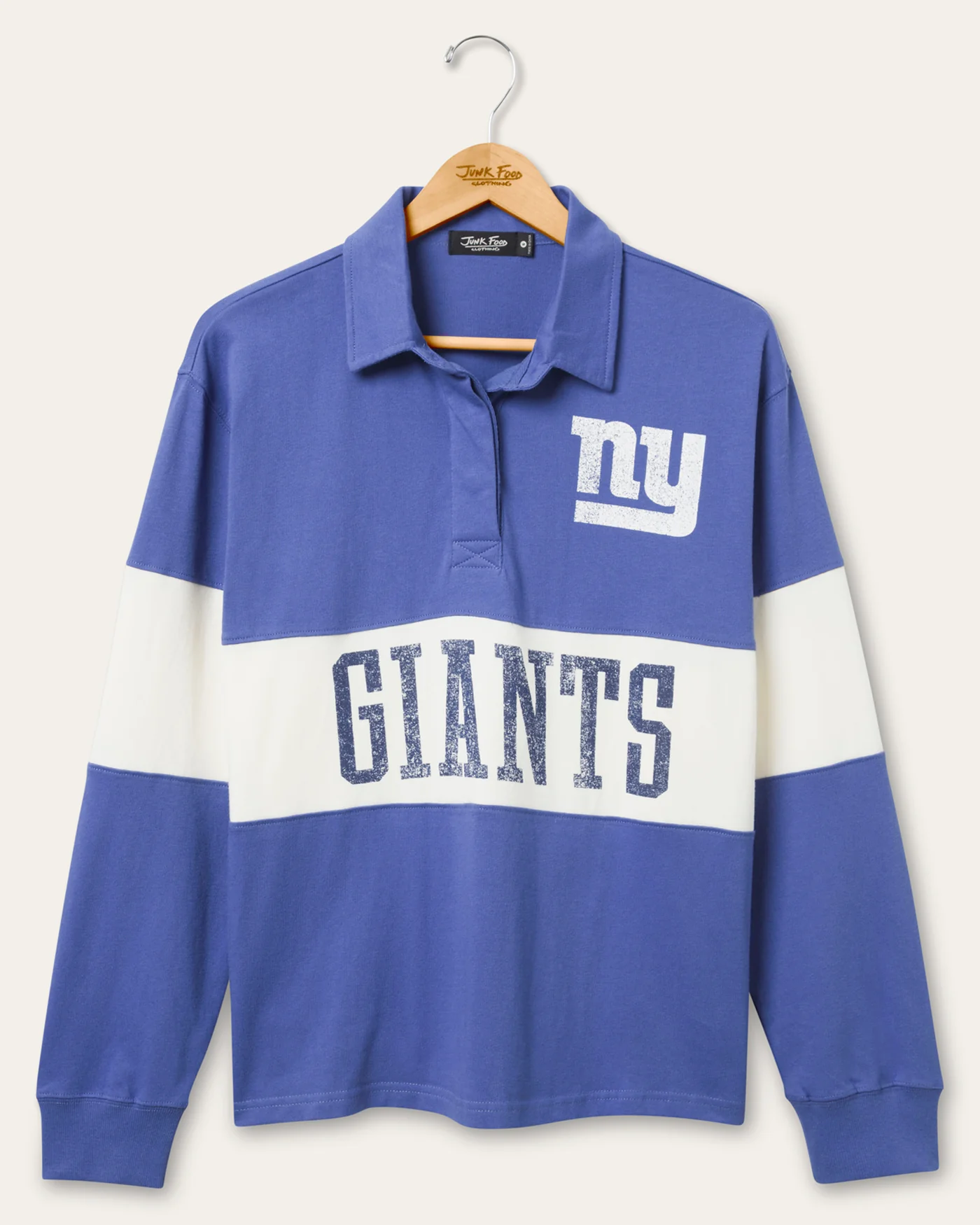 Image of Women's New York Giants Rugby Long Sleeve