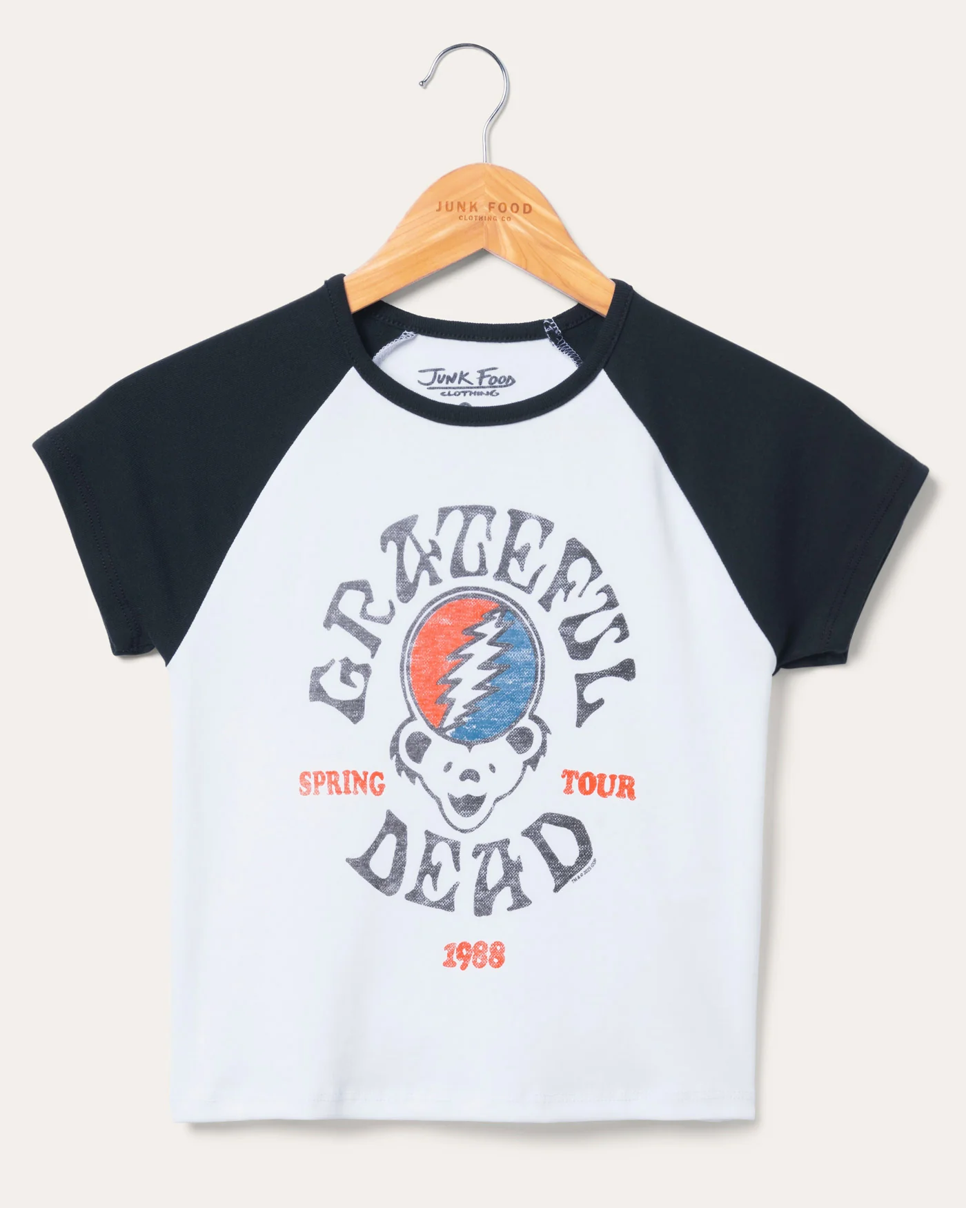 Image of Women's Grateful Dead 1988 Tour Baby Raglan Tee