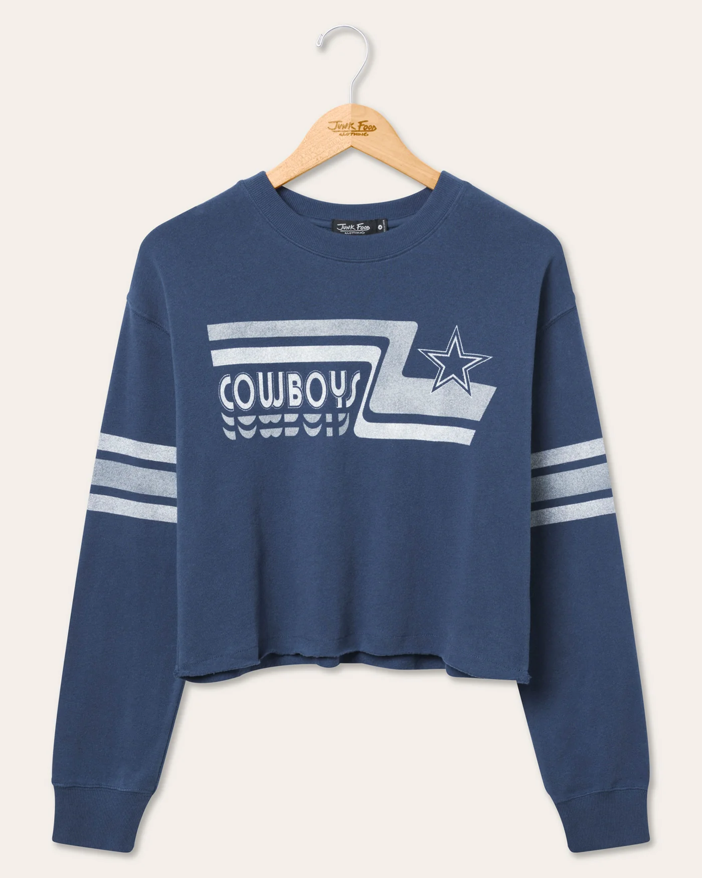 Image of Women's Dallas Cowboys Retro Crop Fleece