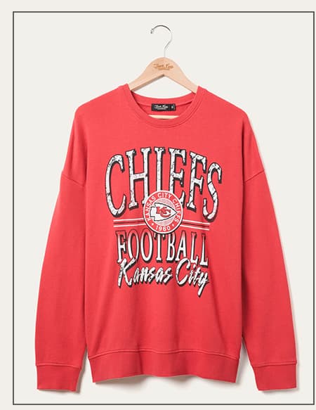 Kansas City Chiefs Lateral Crew Fleece