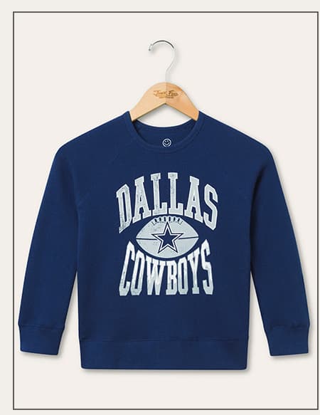 Kids Dallas Cowboys Hot Route Raglan Fleece