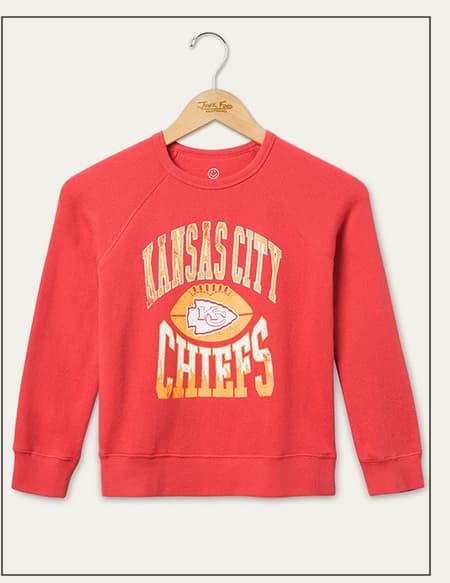 Kids Kansas City Chiefs Hot Route Raglan Fleece