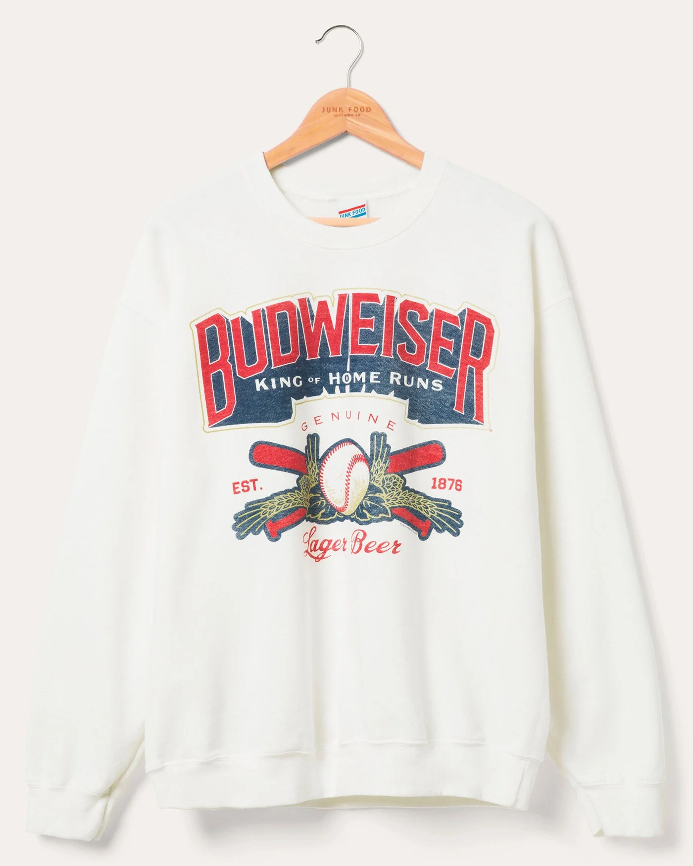 Image of Budweiser King of Homeruns Flea Market Fleece