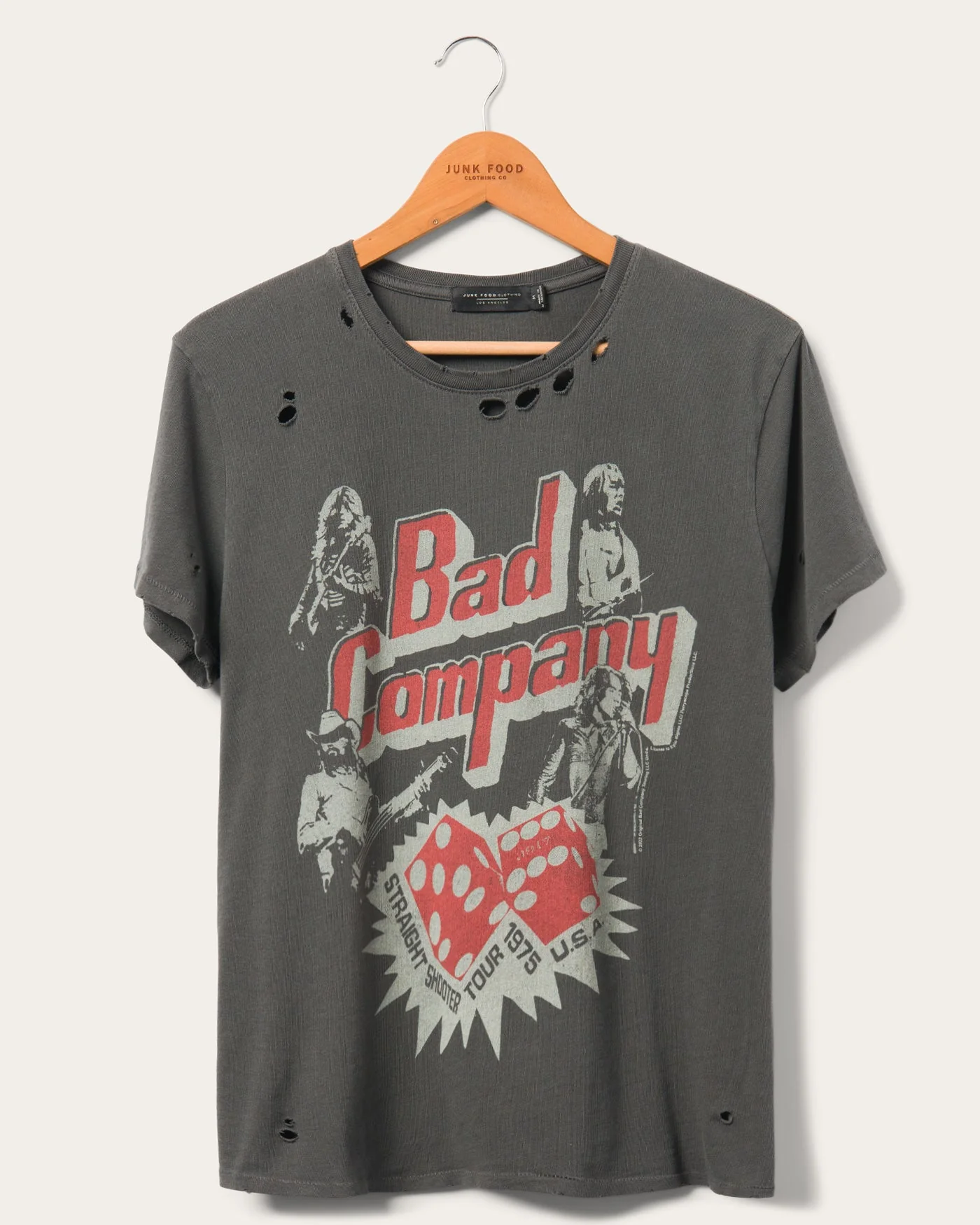 Image of Bad Company Straight Shooter Tour Vintage Destroy Tee