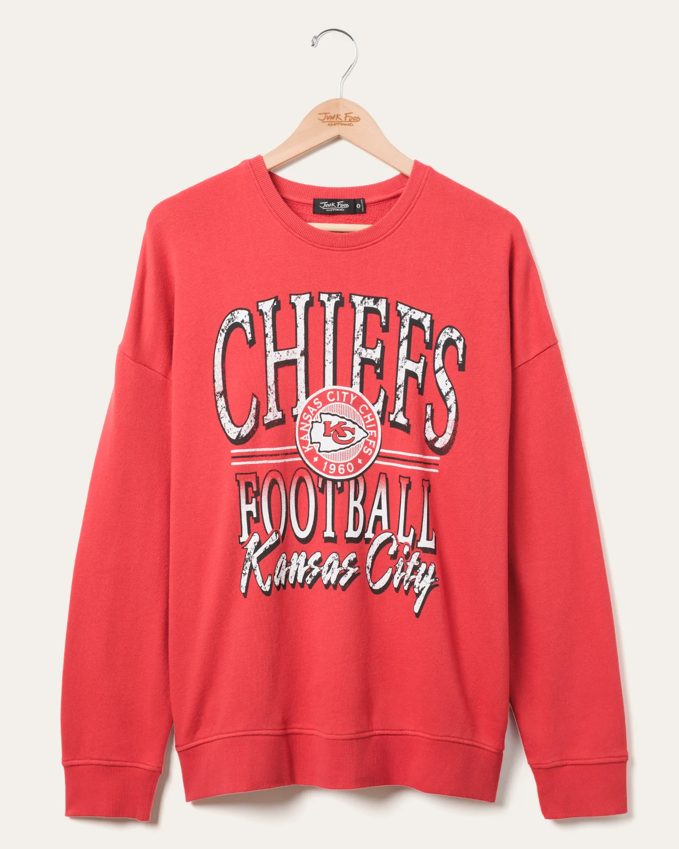 Image of Kansas City Chiefs Lateral Crew Fleece