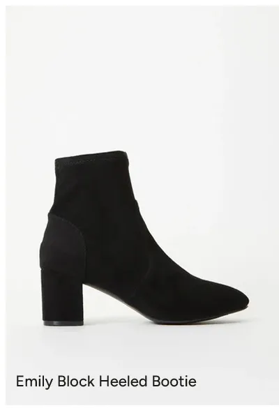 Emily Block Heeled Bootie