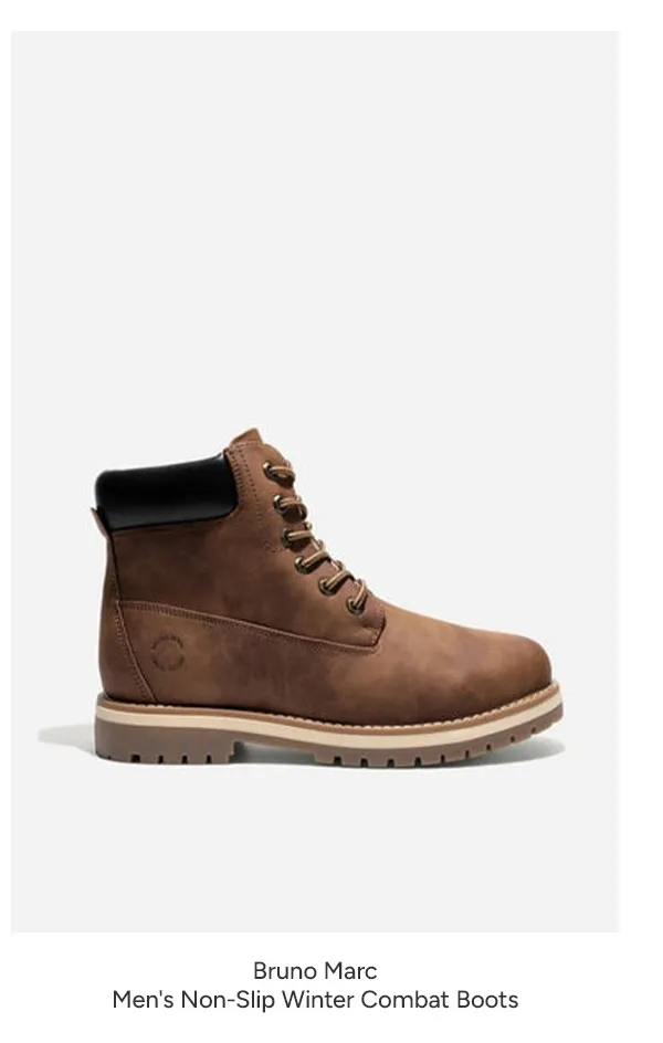 Men's Non-Slip Winter Combat Boots