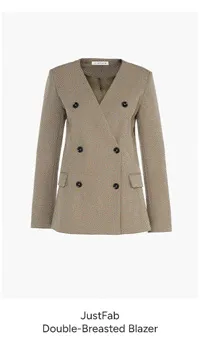 Double-Breasted Blazer